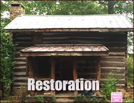 Historic Log Cabin Restoration  Russellville, Ohio